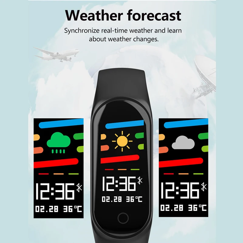 M3S умный Браслет цветной экран IP67 Водонепроницаемый фитнес-трекер кровяное давление монитор сердечного ритма Смарт-браслет для Android IOS