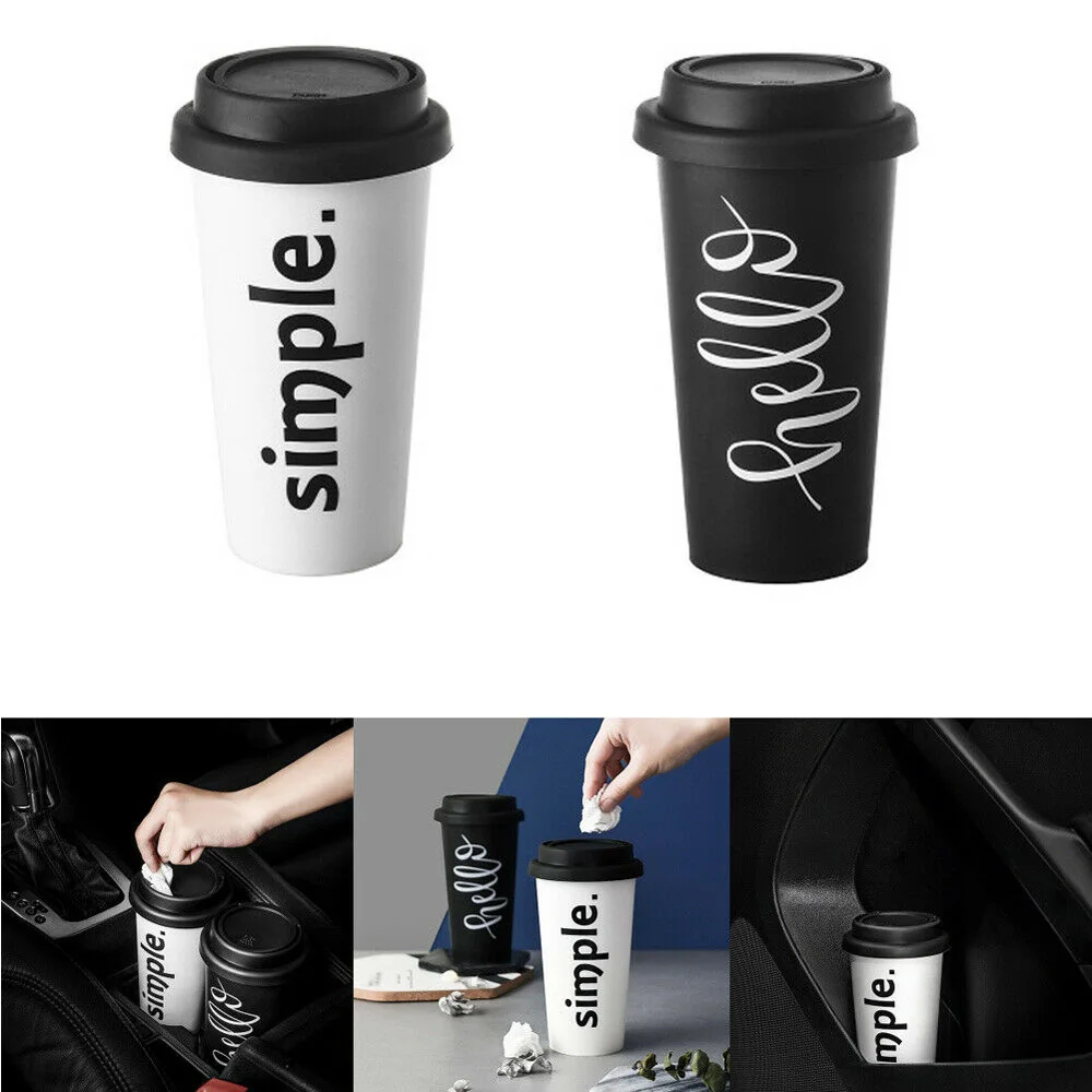 

New Car Office Home Mini Trash Can Creative Rubbish Bin Trash Holder Dust Case Box Vehicle