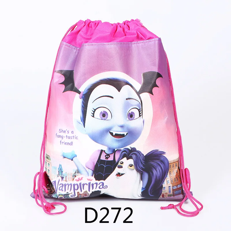 1 шт. тема Vampirina детская одежда для девочек нетканый материал Детский рюкзак душа