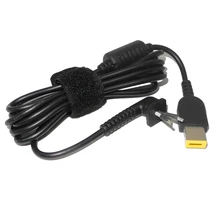 Adaptador de alimentação dc carregador conector plug jack com cabo de cabo original para lenovo thinkpad x1 carbono yoga 13 dc adaptador cabo(China)