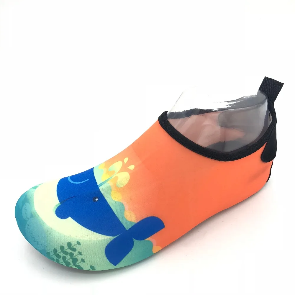 Athletic Water Shoes Yoga shoes Barefoot Quick-Dry Aqua Shoes Slip-on For Men For Women Unisex dolphin whale