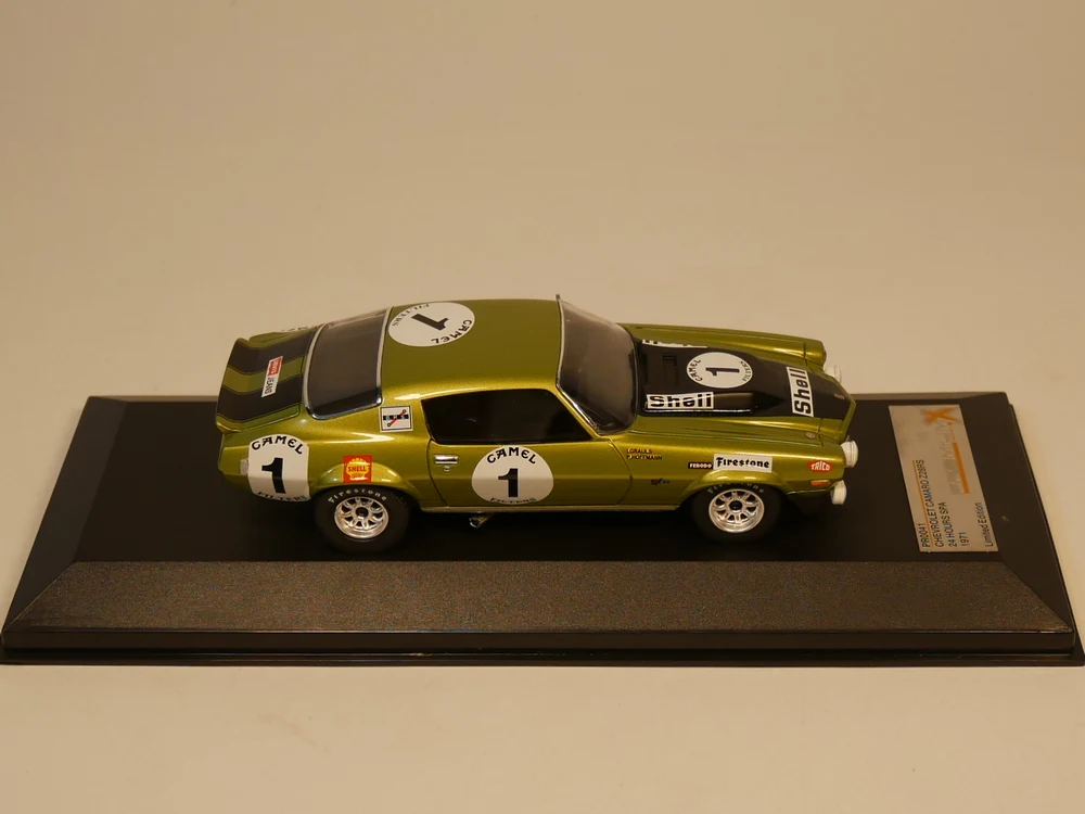 Премиум X 1:43 PR0041 Chevrolet Camaro Z28RS 24 часа в сутки спа 1971 полимерная модель автомобиля| |