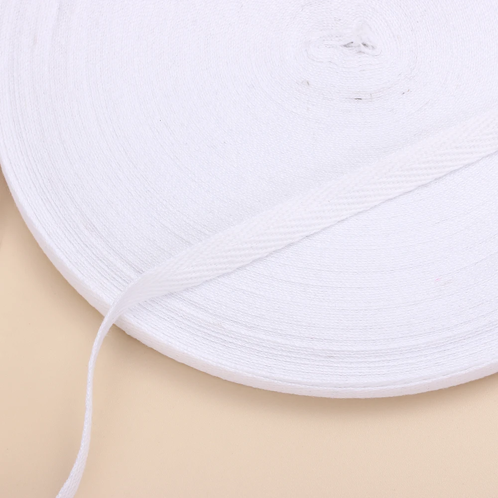 

50 yards 10mm Strap Nylon Webbing Herringbone Pattern Knapsack Strapping Sewing Bag Belt Accessories Ribbon Home textile