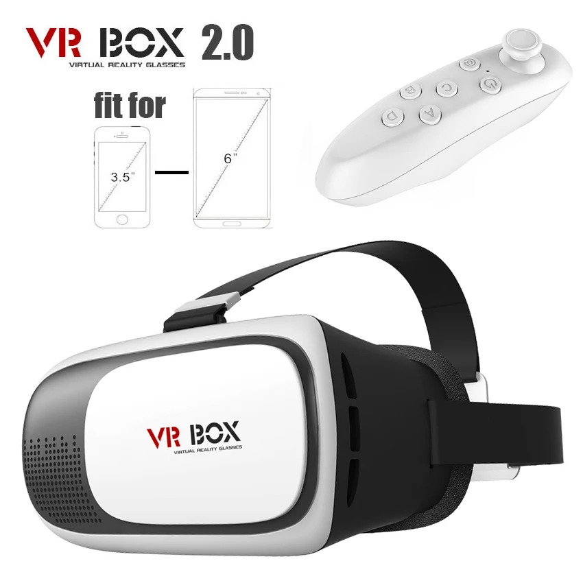Hot Sale Google Cardboard VR BOX II 2 0 Version Virtual Reality 3D Glasses Game Movie