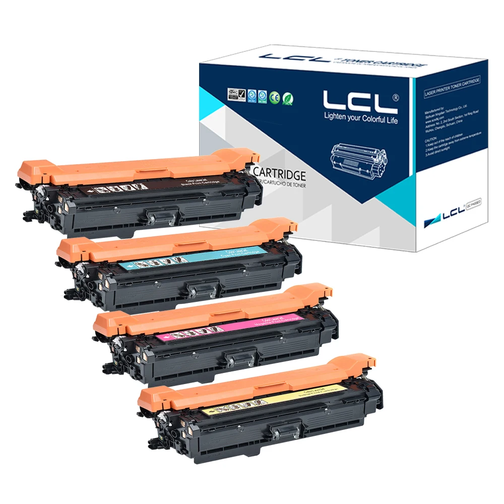 

LCL 649X 648A CE260X CE261A CE262A CE263A  (4-Pack) Toner Cartridge Compatible for HP Color laserJet CP4025/CP4525n