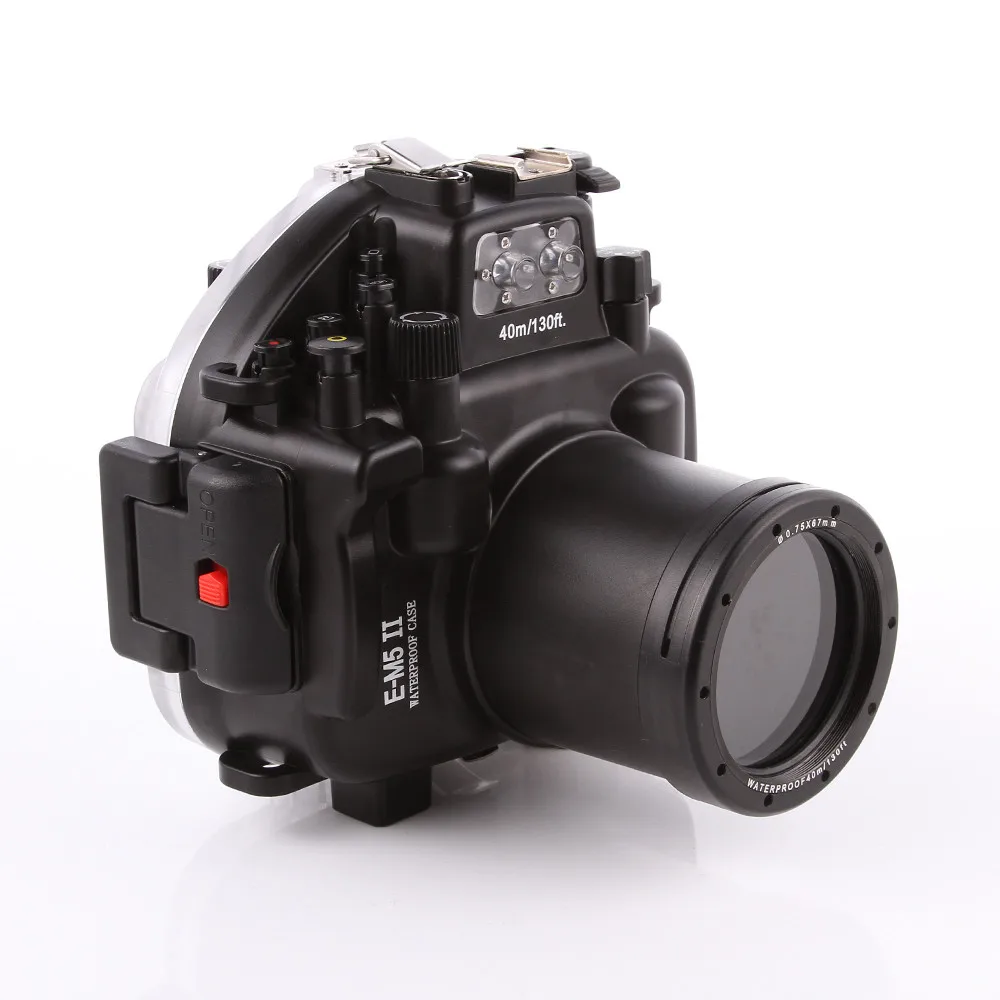 Водонепроницаемый чехол для камеры подводной съемки Olympus O MD Mark II OMD EM5II 40 м 130