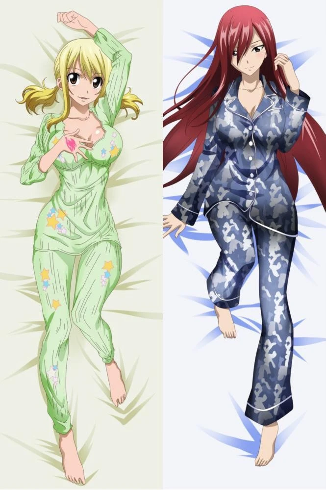 日本アニメフェアリーテイルエルザスカーレットルーシースロー枕カバーケースwaifu抱きボディ抱き装飾枕ケースs Pillow Case Aliexpress