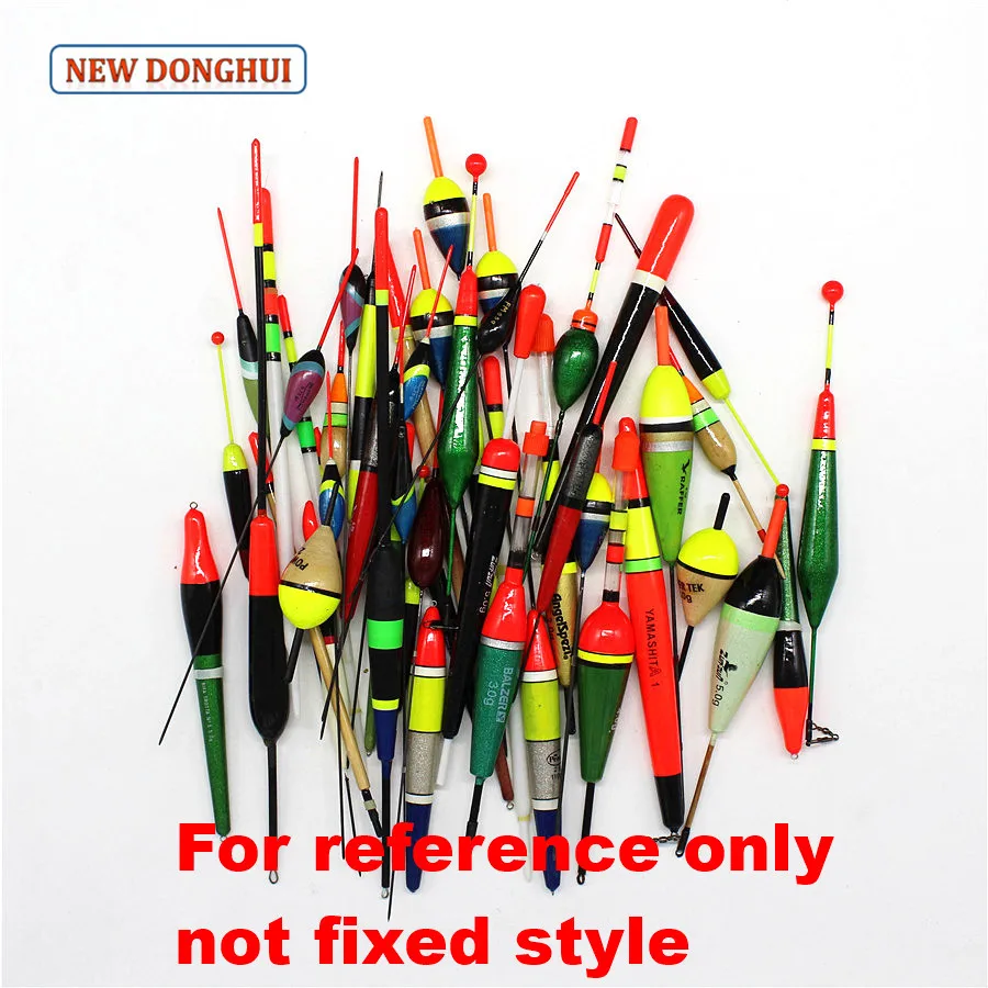 

Newdonghui Clearance of Inventory Fishing Float Assembly Float 20pcS 50pcs Random Style Different SizeS Verious Style