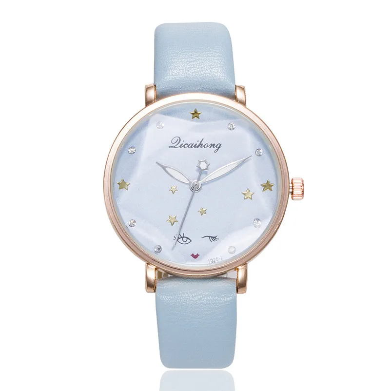 2018 Fashion women watches top brand luxury ladies watch Leather Band Analog Quartz Wrist Watch Clock relogio feminino J13#N (6)