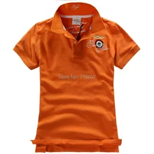 Free Shipping 2014 Brand WOMEN Slim Fit Shirts For LADY Aeronautica Militare Air Force Brand label cotton Shirts Polo Sleeve