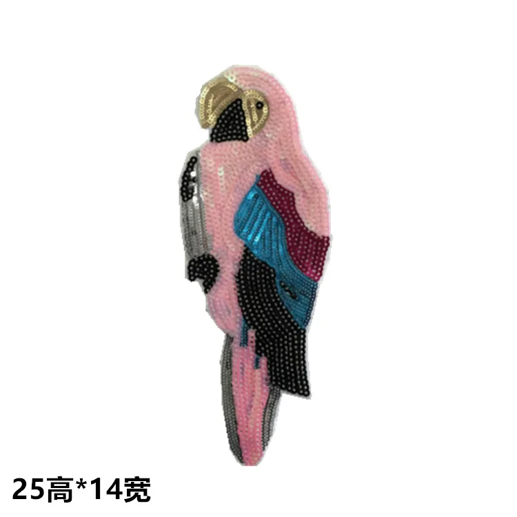 Новая мода Сделай Сам аппликация полотенце вышивка аппликационный костюм украшение объемная птица патч
