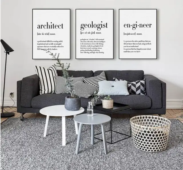 Modular Picture Minimalist Typography Humor Artist Design Quotes Posters And Print Nordic Style Room Wall Art Picture Home Decor Painting Calligraphy Aliexpress