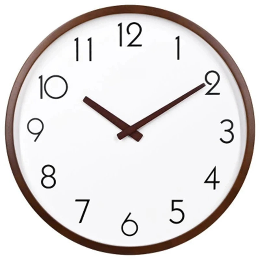

Simple Marble Wall Clock Creative Ultra-Quiet Wall Clock Home Round Living Room Decoration Kitchen Saat Home Decoration 50B1040