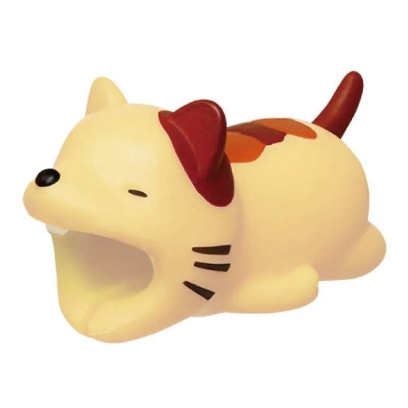 Cable Management Protector Winder Cable Animal Bite Shaped Tiger Cable