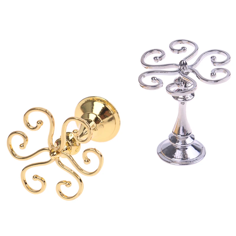 

1PCS Gold Silver Color Red Wine Cups with Metal Rack Stand Holder Dolls House Miniature Dining Room Pub Bar Accessory
