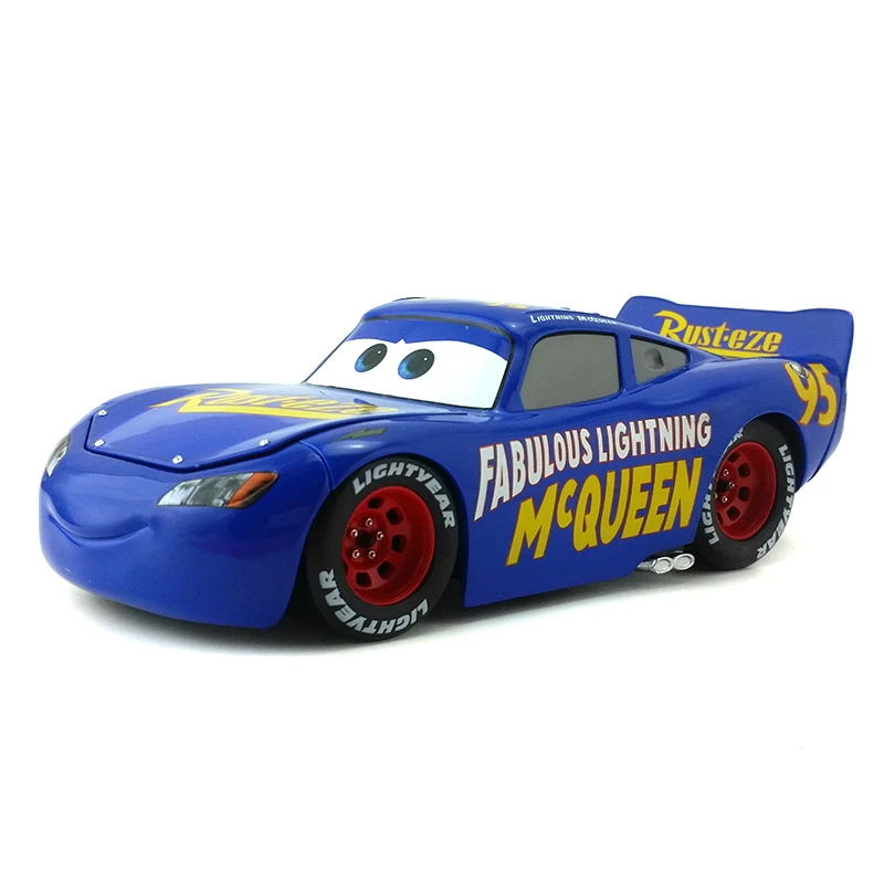 Disney Pixar Cars 3 Large No.95 Lightning McQueen Cruz Ramirez Jackson Storm Metal Diecast Toy Car 1:24 свободная брендовая