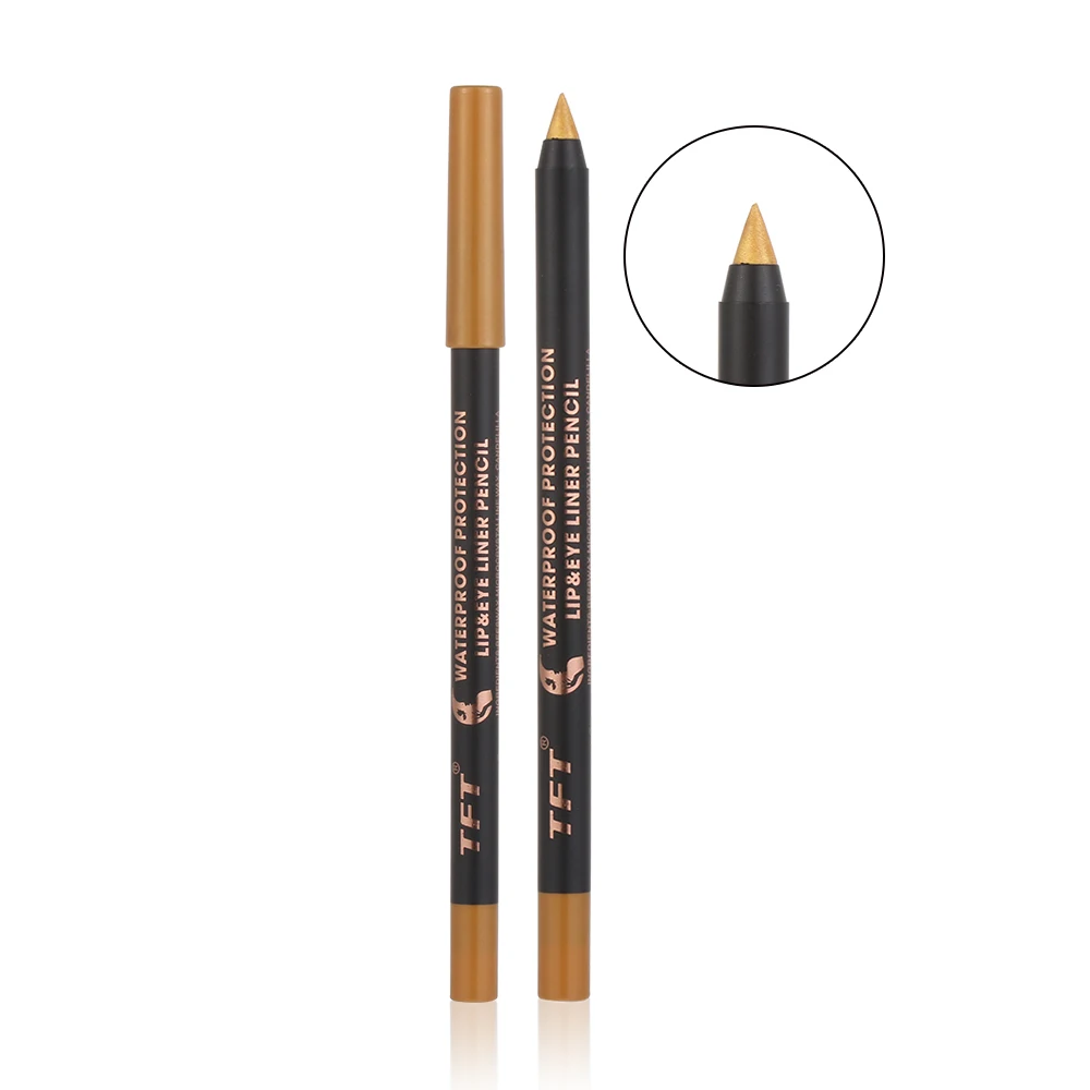 2Pcs Fashion Women Long-lasting Eye Liner Pencil Pigment White Color Waterproof Eyeliner Pen Eye Cosmetics Makeup Tools