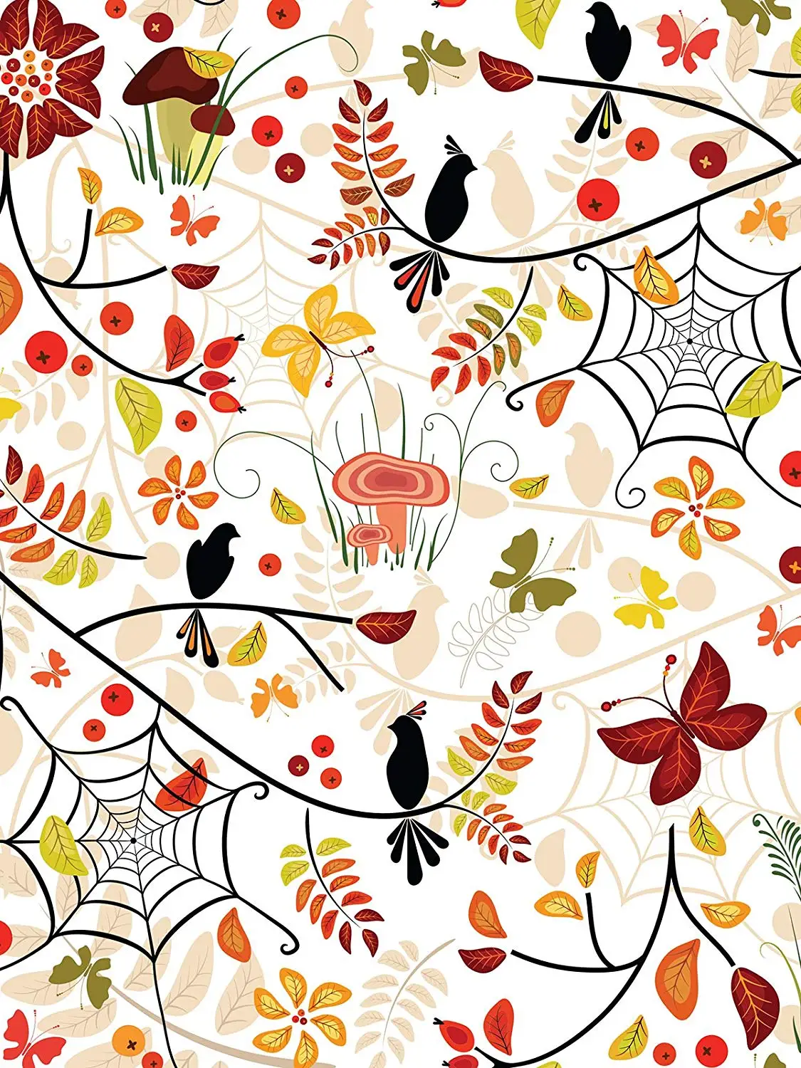 150x210cm Beautiful Autumn Floral Pattern Photography Backdrop Abstract Tree Branch Background Photo Studio Backdrop Props Wall