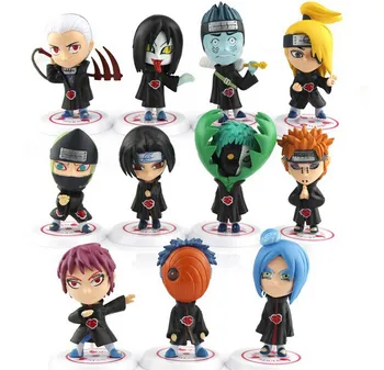 

11pcs/Lot New Naruto 17 Generations PVC Action Figures Full Figures Genuine Imitate Pop Toys Cartoon Character