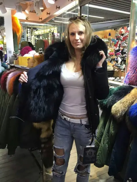 sexy fur hood Marble arch nude