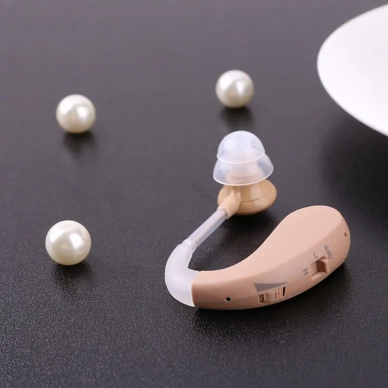 USB Charging Adjustable Hearing Aid Loudspeaker Voice Amplifier Earphone Gift for the Old Fashionable Bluetooth Appearance