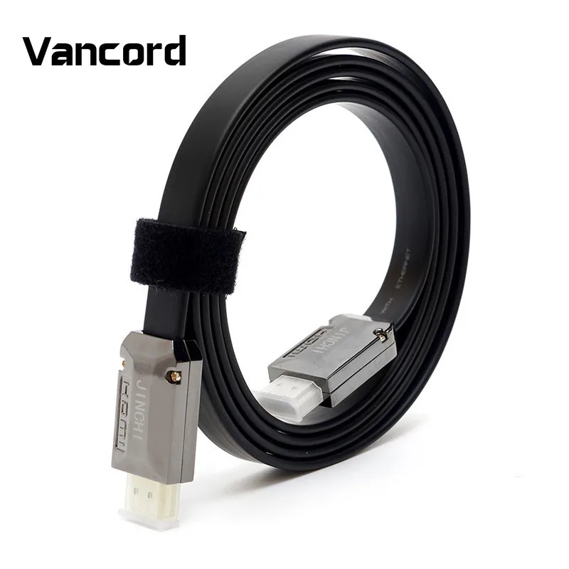 Vancord HDMI Cable HDMI to HDMI Braided Zinc Alloy Cable HDMI 2.0 4K 1080P 3D for PS3 Projector HD LCD TV Computer Cables ADC46 (2)