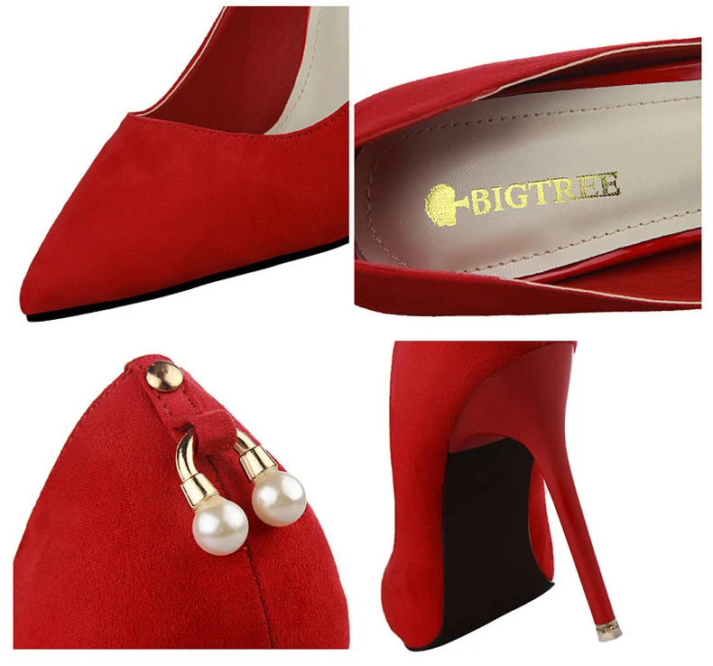 Women's Pumps Shoe Office Lady Thin Heels Women Shoes High Heel Silver Party Luxury Brand Shoes Women 2018 Shoes' Woman Pumps    (4)