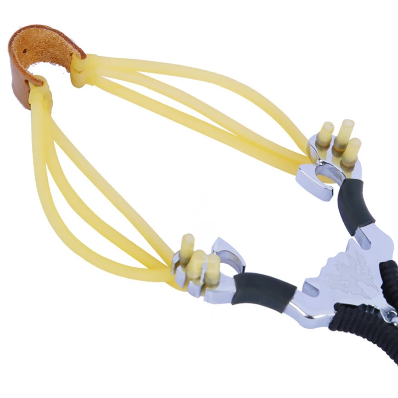 

1 Pcs 4/6 Strips Strong Power Elastica Bungee Rubber Band For Slingshot Outdoor