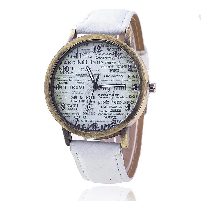 

2017 Fashion erkek saat Quartz Watch Women Girl Roman Numerals Leather Band Wrist Bracelet Watches Hot sale Dropship Relogio
