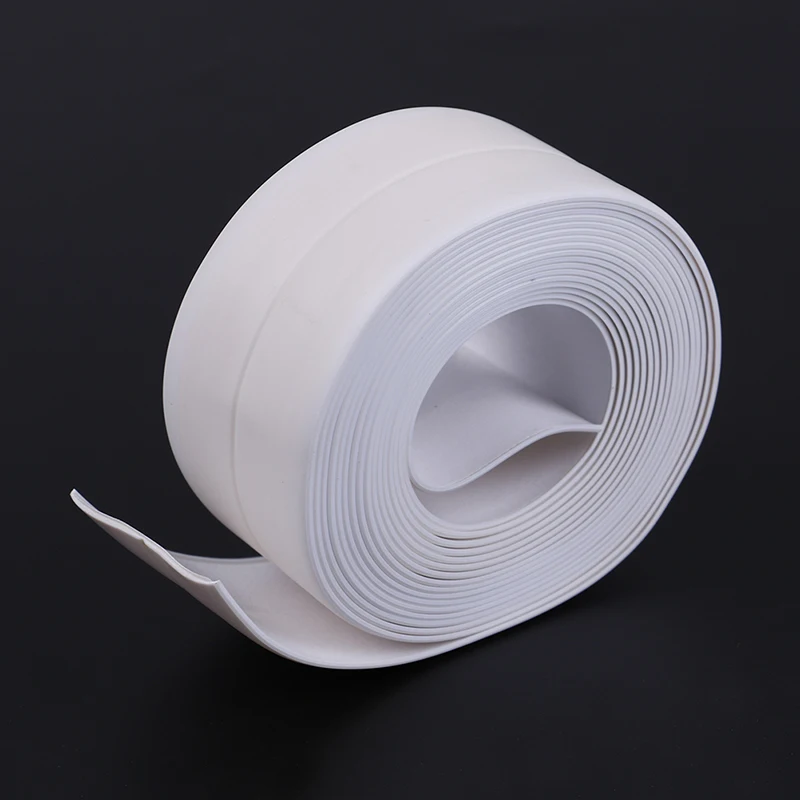 3,2 м/1 рулон ПВХ материал кухня ванна стена уплотнительная лента Водонепроницаемая форма клейкая лента