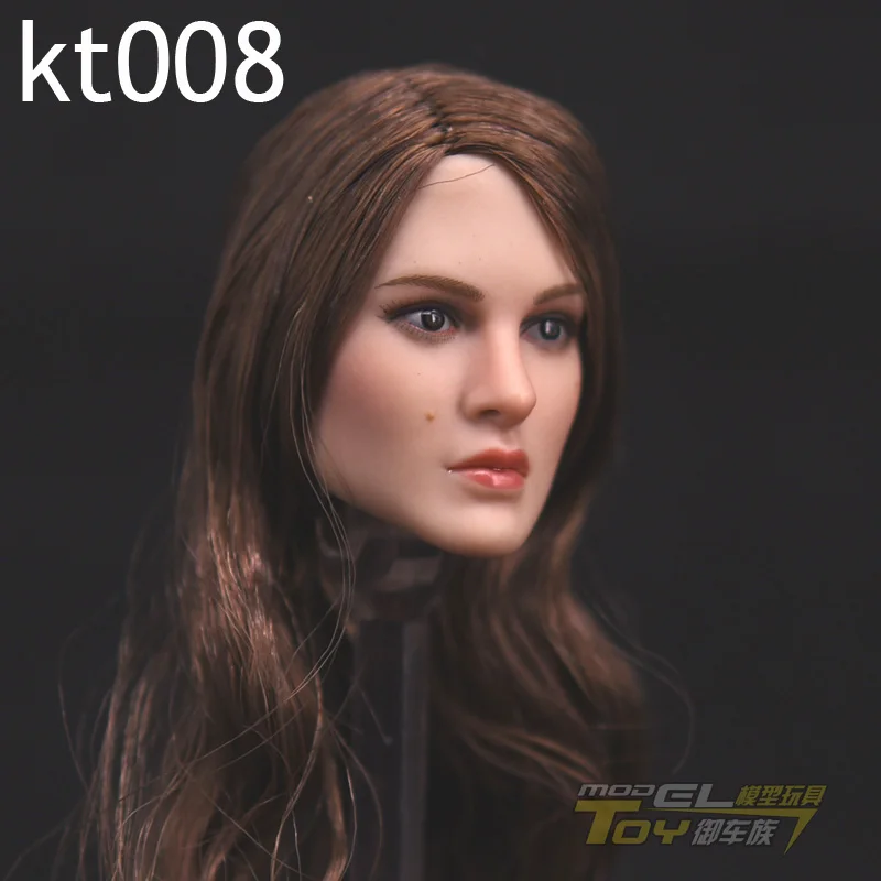 KIMI TOYS KT004 Европейская и американская Женская 1/6 голова Sculpt Beauty Headplay|Игровые