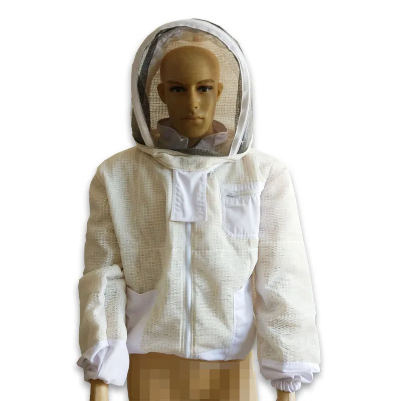 Горячая Распродажа ультра Бриз куртка пчеловода вентилируемые три слоя пчелы костюм полутело пчеловода поставки куртка BC-2 - Цвет: Jacket