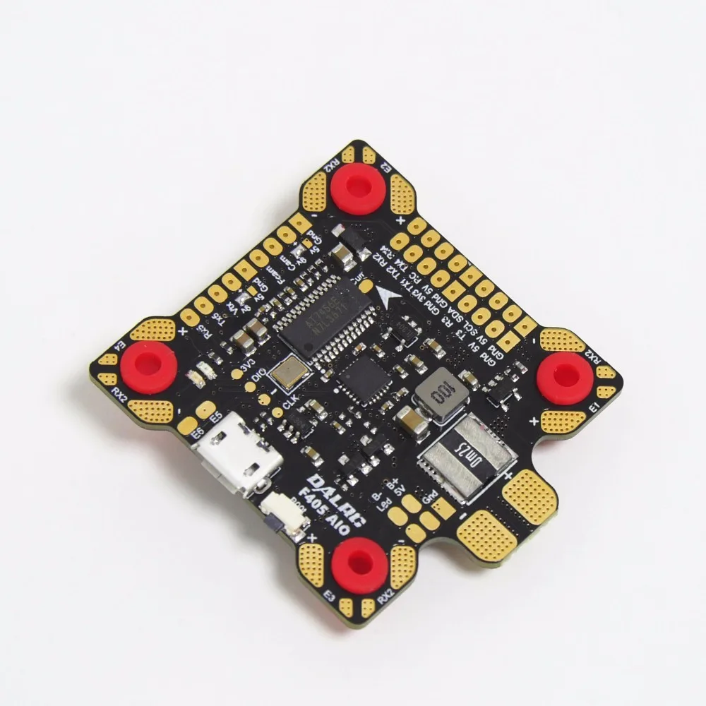 

DALRC F405 AIO Flight Control MCU STM32F405RGT6 Built in OSD BEC 9V/3A PDB for DIY Racing Drone Quadcopter