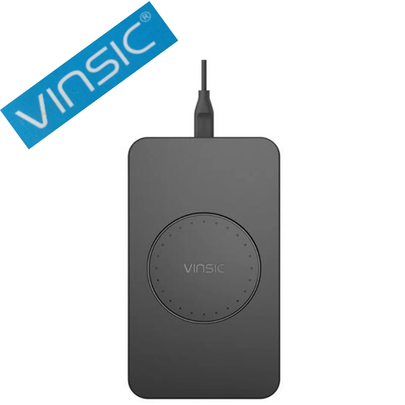 VINSIC For Mobile Phone Wireless Charger Travel 3 Coils