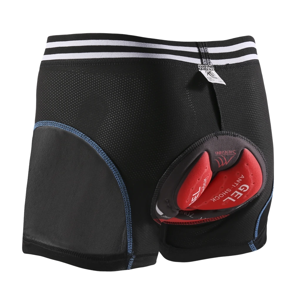 

SAENSHING 5D Gel Pad Cycling Underwear Men Mountain Bike Briefs Downhill MTB Padded Cycling Shorts Men Compression Tights Shorts
