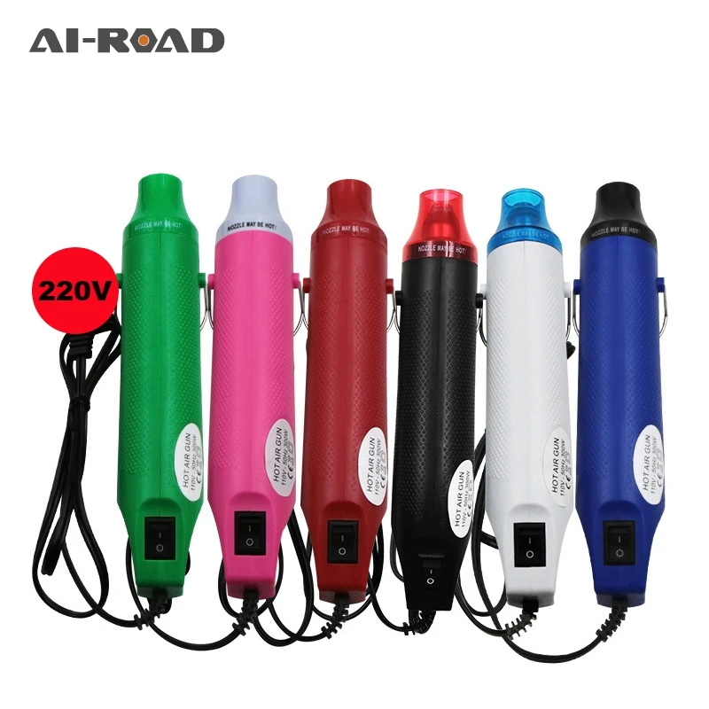 

Hot sale 220V 300W EU Hot Air Gun DIY tool heat gun electric heat gun Portable Hot Air Gun With Seat Shrink