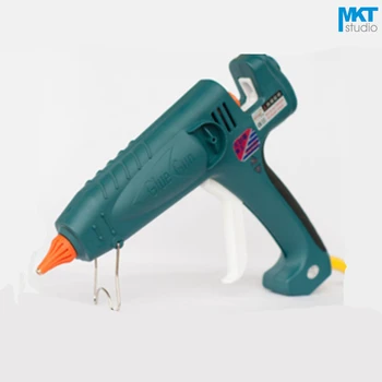 Cheap 1Pcs Green 300W Temperature-Adjustable Electric Thermo Heating Hot Melt Adhesive Glue Gun Pistol Puller For 11mm Glue Stick
