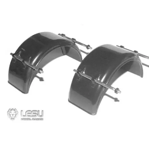 1/14 LESU ABS резиновая грязевая защита крыло переднее колесо полный привод DIY RC модель