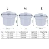 100pc S/M/L Plastic Disposable Microblading Tattoo Ink Cups Permanent Makeup Pigment Clear Holder Container Cap Tattoo Accessory 6