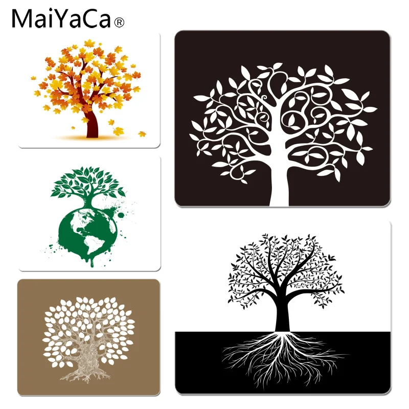 

MaiYaCa Custom Skin Cherry Blossom Trees Life Tree mouse pad gamer play mats Size for 18x22cm 25x29cm Rubber Mousemats
