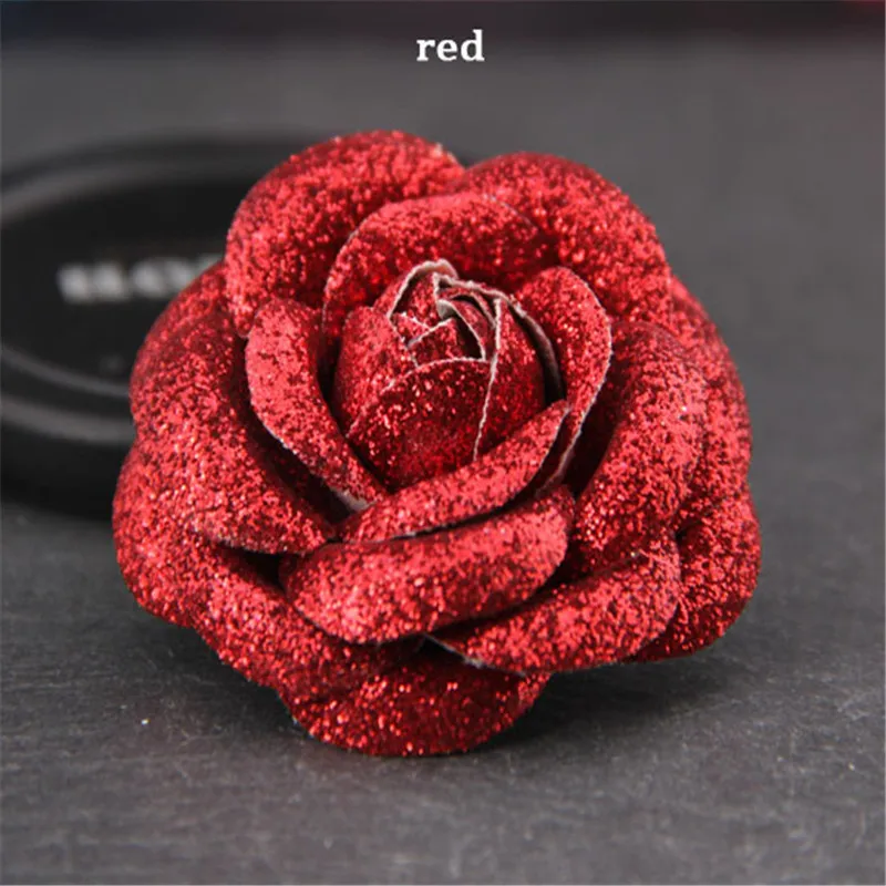 1 Piece Garment Decoration Women Jewelry Rose Flower Brooch Wedding Bridal Pin
