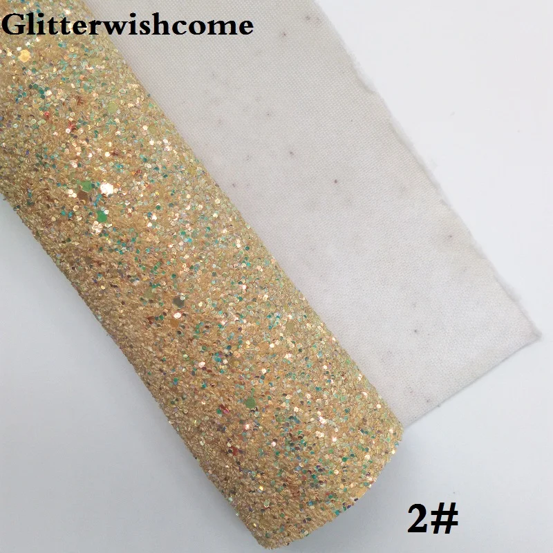 Glitterwishcome 21X29 см A4 Размеры виниловые обои для банты с эффектом блестящей кожи тканевый Виниловый фон для банты, GM262A - Цвет: 2