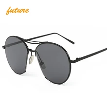 Lunette de soleil femme 2017 Espejo gafas de Sol de Las Mujeres Mujeres del Diseño de Marca Gafas de Doble Puente Para Mujer gafas de sol mujer