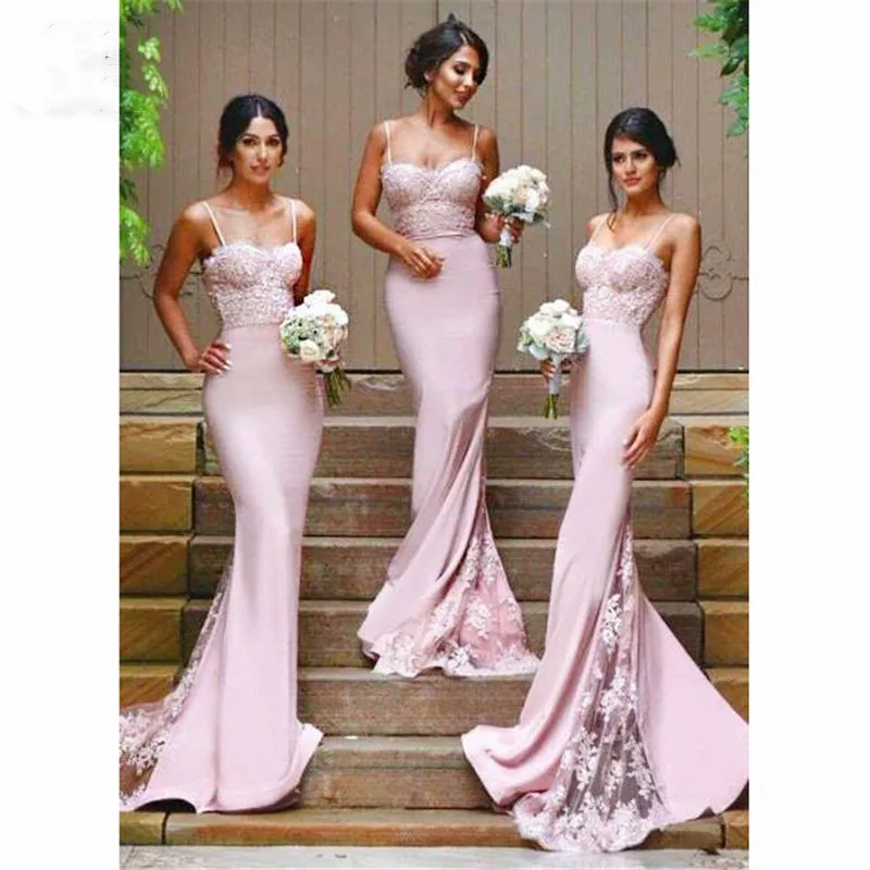 Розовое платье для подружки невесты с кружевной аппликацией на пуговицах, свадебные платья для гостей, платье для подружки невесты