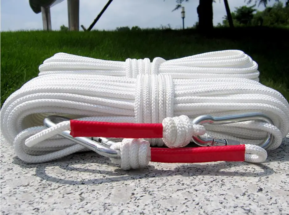 60m Nylon steel wire rope, strong bundled rope, fire escape safety