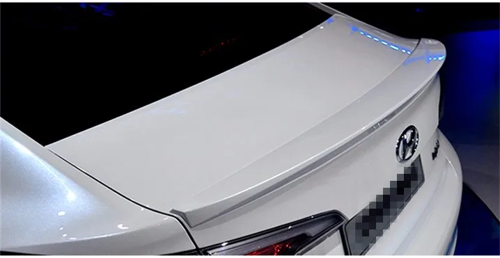 Для hyundai Sonata Спойлер ABS Материал заднее крыло праймер цвет задний спойлер для hyundai Sonata спойлер 2011-2013