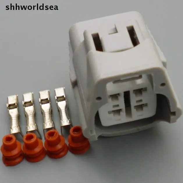 shhworldsea 10Sets 4 pin car Oxygen sensor connector auto waterproof electrical socket plug for suzuki 6189-0126 | Автомобили и