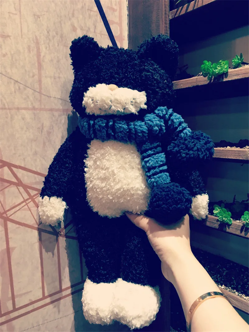 42cm Cute Black Cat Tiimo Plush Toys Kawaii Japan Anime Cats Neko Tiimo Dolls Brinquedos Kids Friends Lovers Gift  (6)
