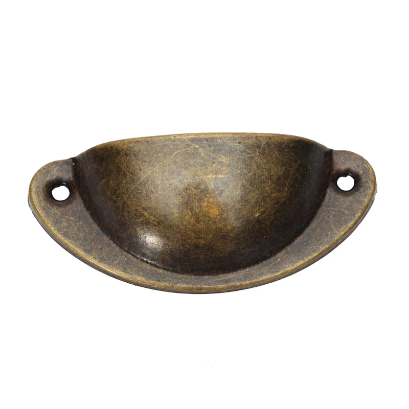 New retro design 10PCS/set kitchen cabinet door cabinet drawer furniture antique brass shell handle parts New retro design 10PCS/set kitchen cabinet door cabinet drawer furniture antique brass shell handle parts