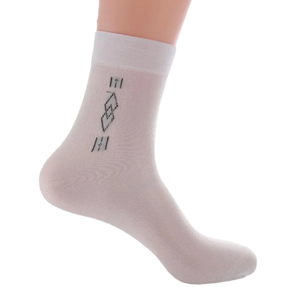 20pcs=10pairs/lot High Quality Men's Business Cotton Silk Socks For Man